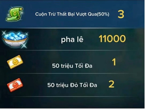 Gói Cuộn Giảm Thất Bại Vượt Giới Hạn