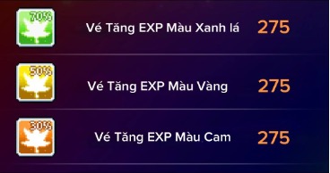 Gói Cuộn Tăng EXP Màu Sắc 2